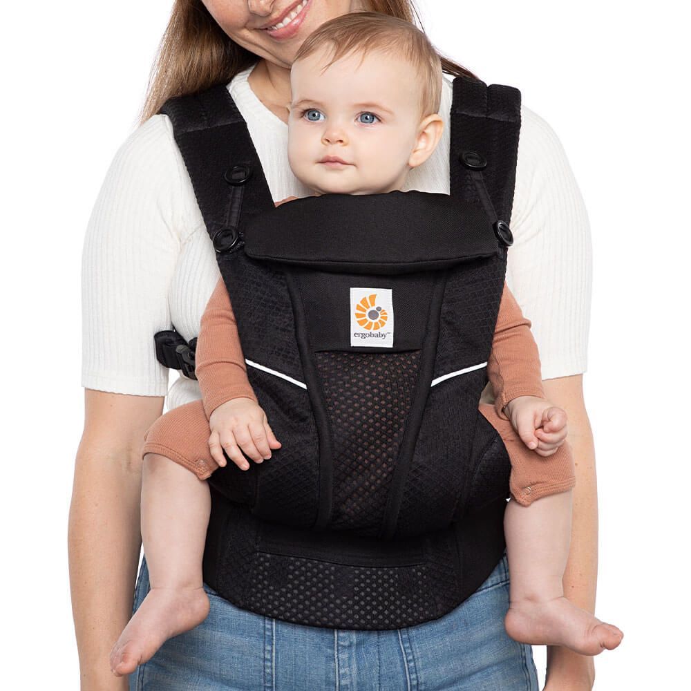 Ergobaby Omni Breeze Baby Carrier – SoftFlex Mesh: Onyx Black | Ergo Baby