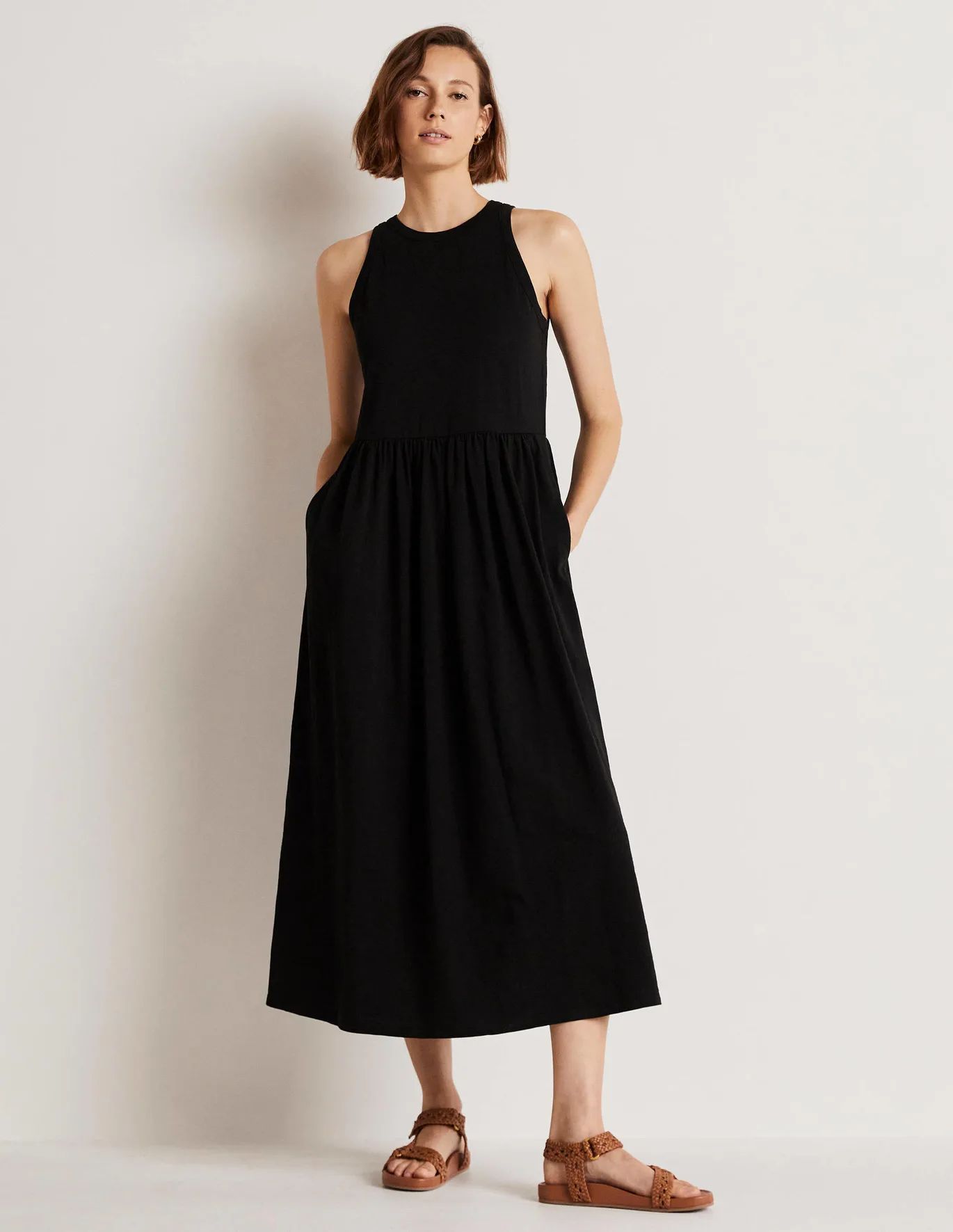 Sleeveless Jersey Midi Dress | Boden (US)