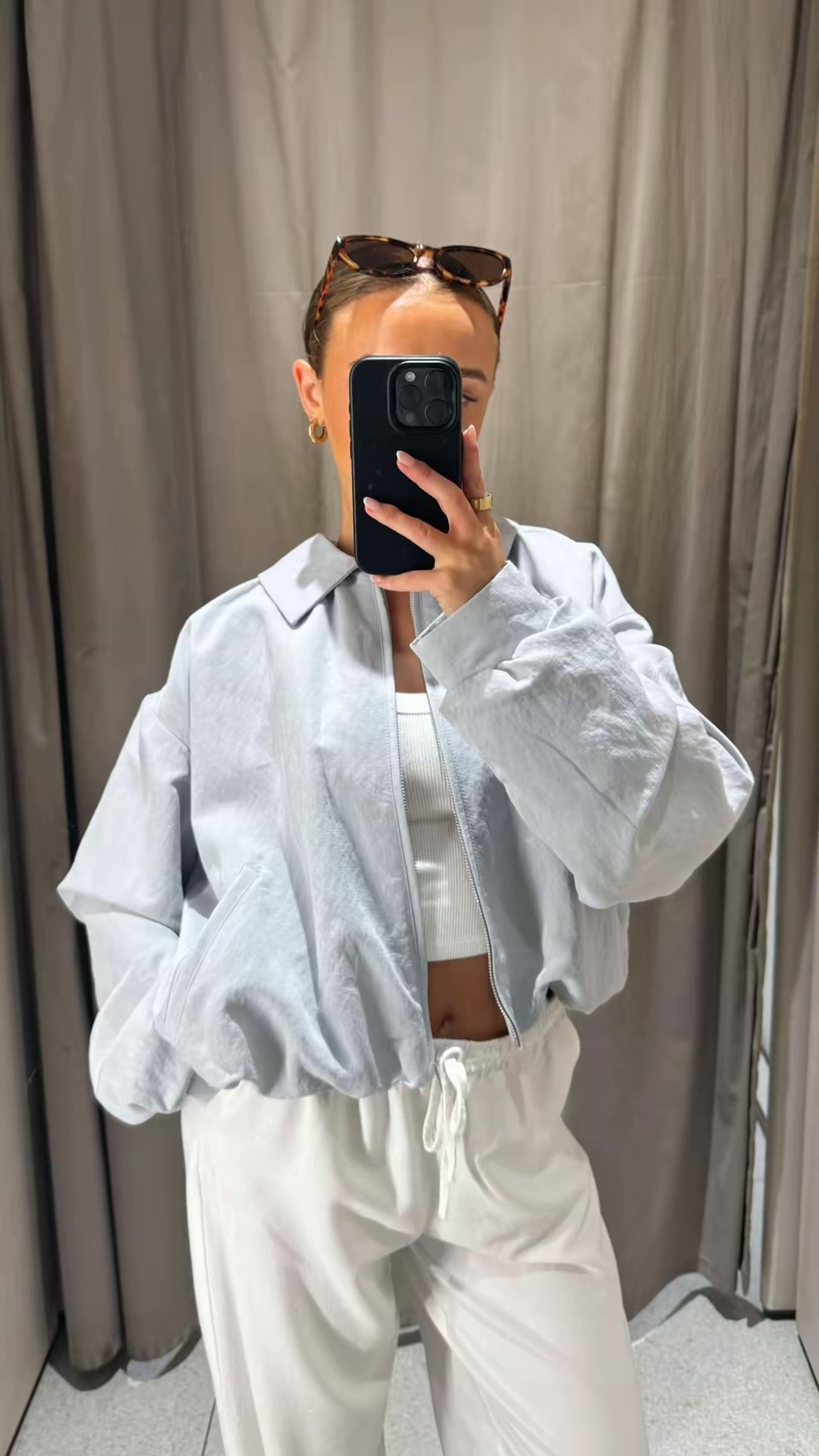 new in zara baby blue bomber!!🦋

Pinterest style outfit inspo ideas bomber jacket zip up work spring summer TikTok casual easy basic pastel ootd wishlist faves petite zip up light blue 

#LTKuk #LTKsummer #LTKspring