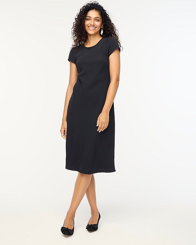 Short-sleeve midi slip dress | J.Crew Factory