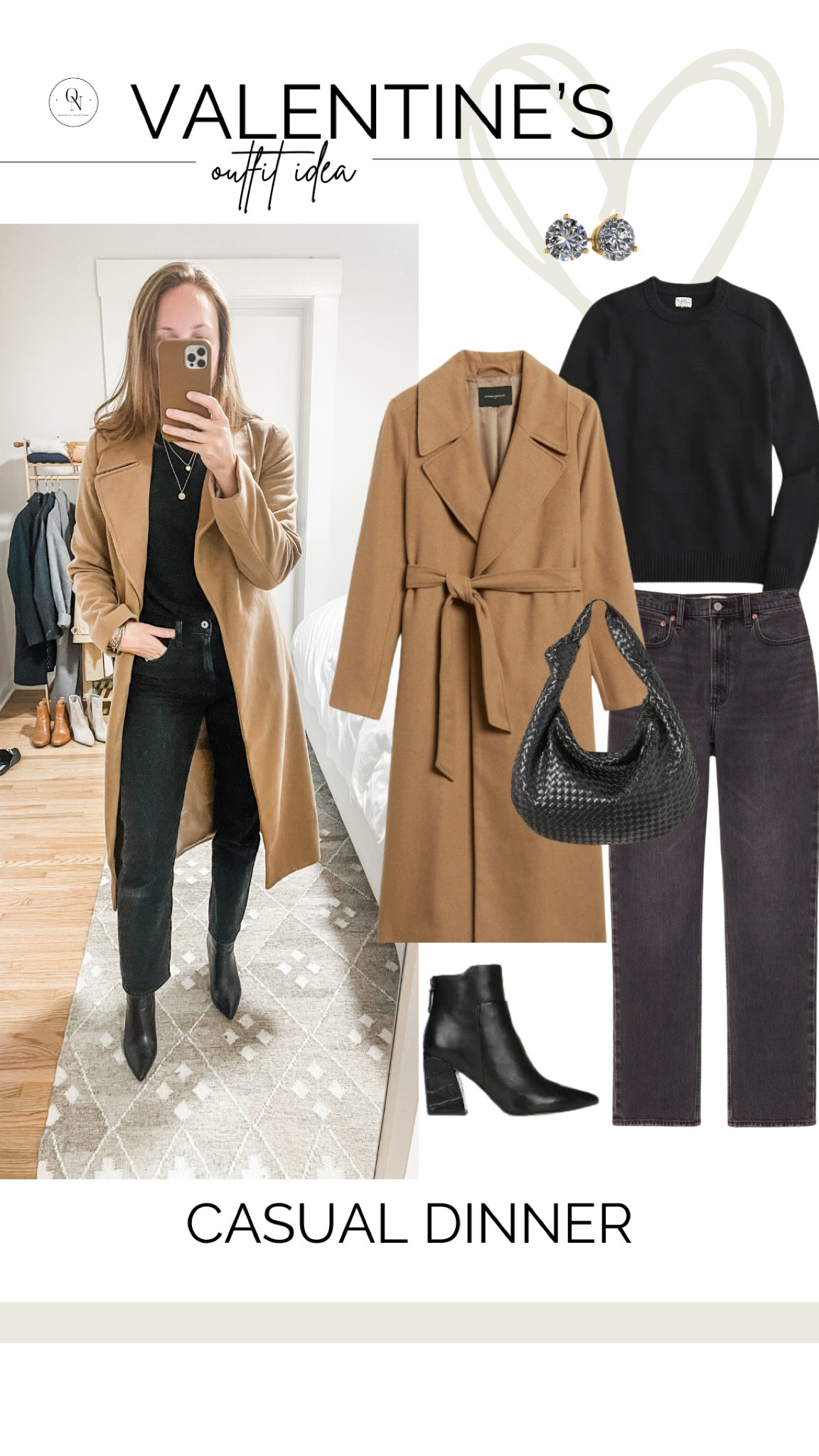 Valentines Day outfit idea // camel wrap coat 

#LTKSeasonal