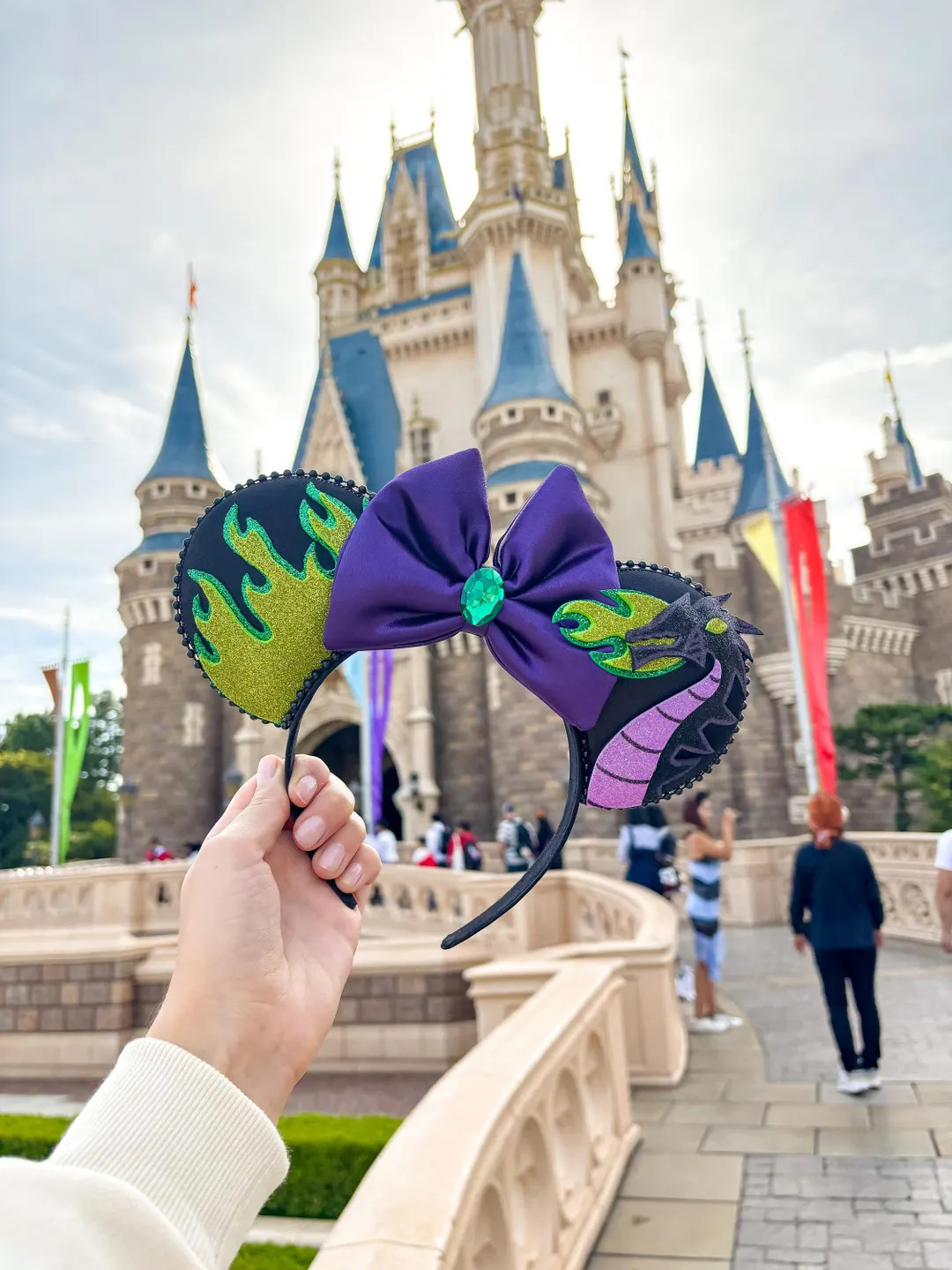 Sleeping Beauty Maleficent Villian Inspired Mouse Ears Headband Mickey Ears Headband| Ships in 10... | Etsy (US)