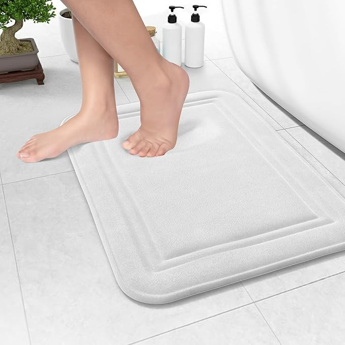 ITSOFT Memory Foam Bath Mat 24x16, Non Slip, Machine Washable, Quick Dry & Absorbent Rugs, Bath M... | Amazon (US)