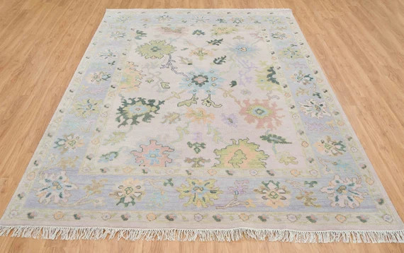 8x10 Pastel handmade Area Rug, New Full pile Oushak Turkish Rug , Multi size Custom rug AR_3451 | Etsy (CAD)