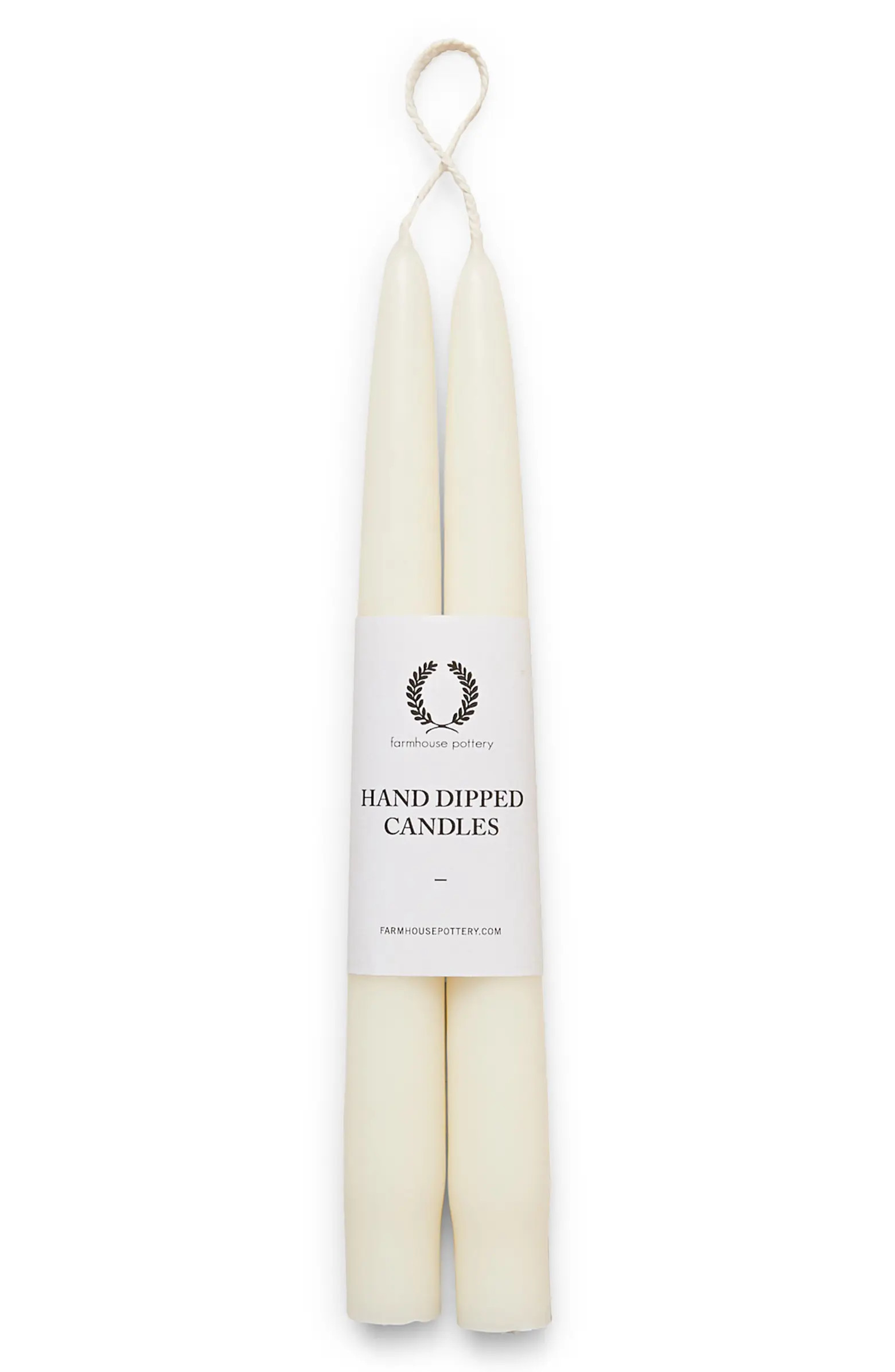 Farmhouse Pottery Set of 2 9-Inch Tapered Candles | Nordstrom | Nordstrom