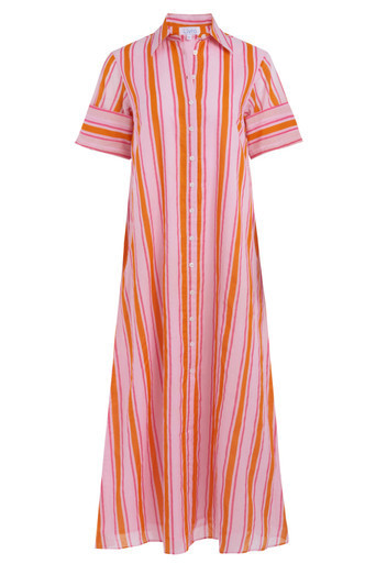 Livro Gibbons Dress, Sorbet Stripes | Monkee's of Mount Pleasant