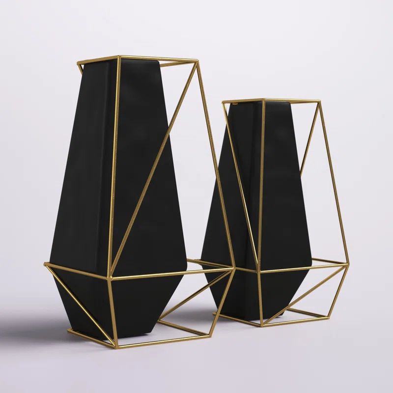 Santino Metal Table Vase | Wayfair North America