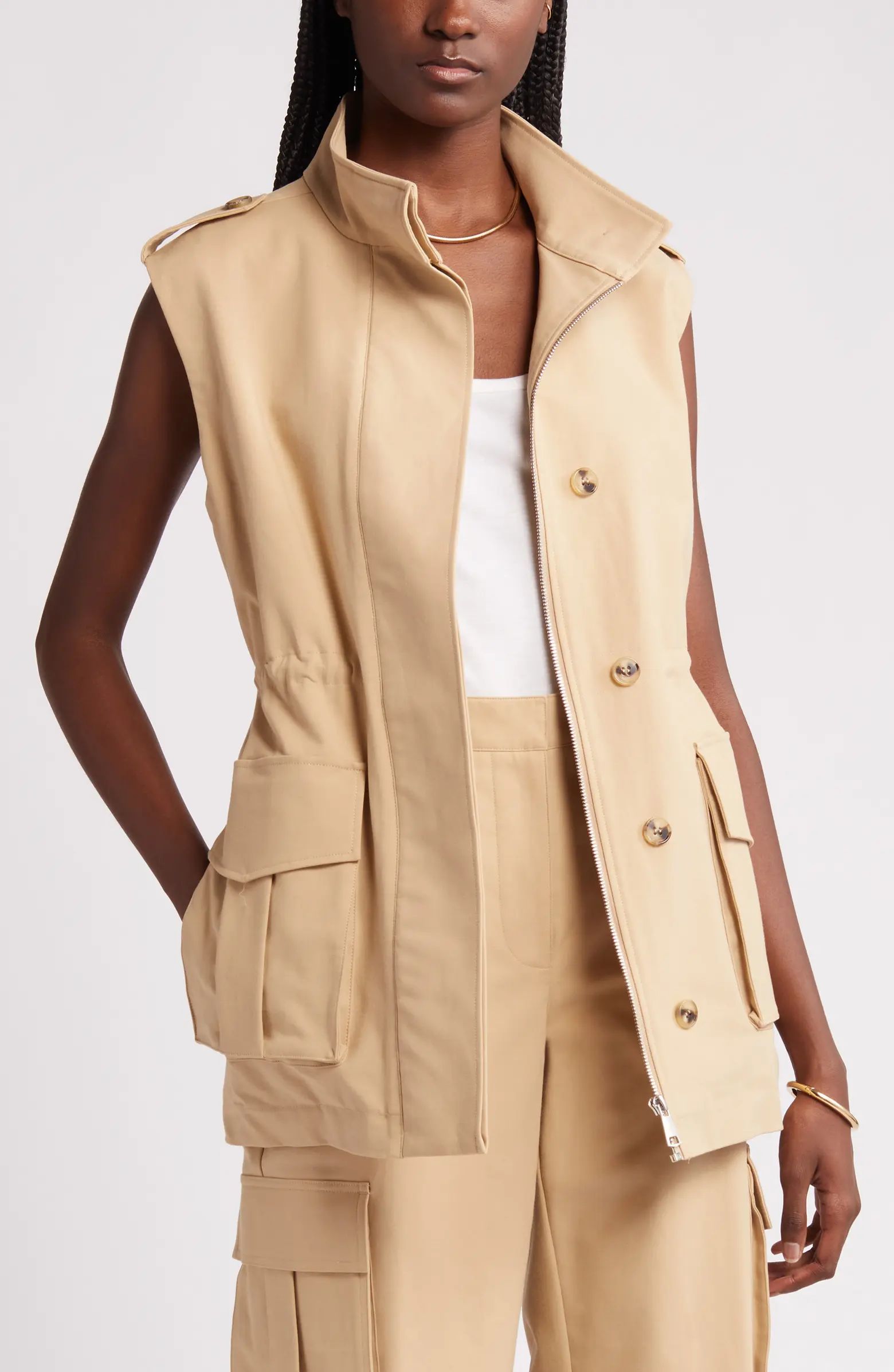 Cotton Utility Vest | Nordstrom