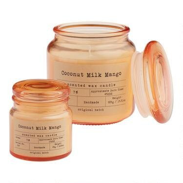 Coconut Milk Mango Apothecary Scented Candle | World Market