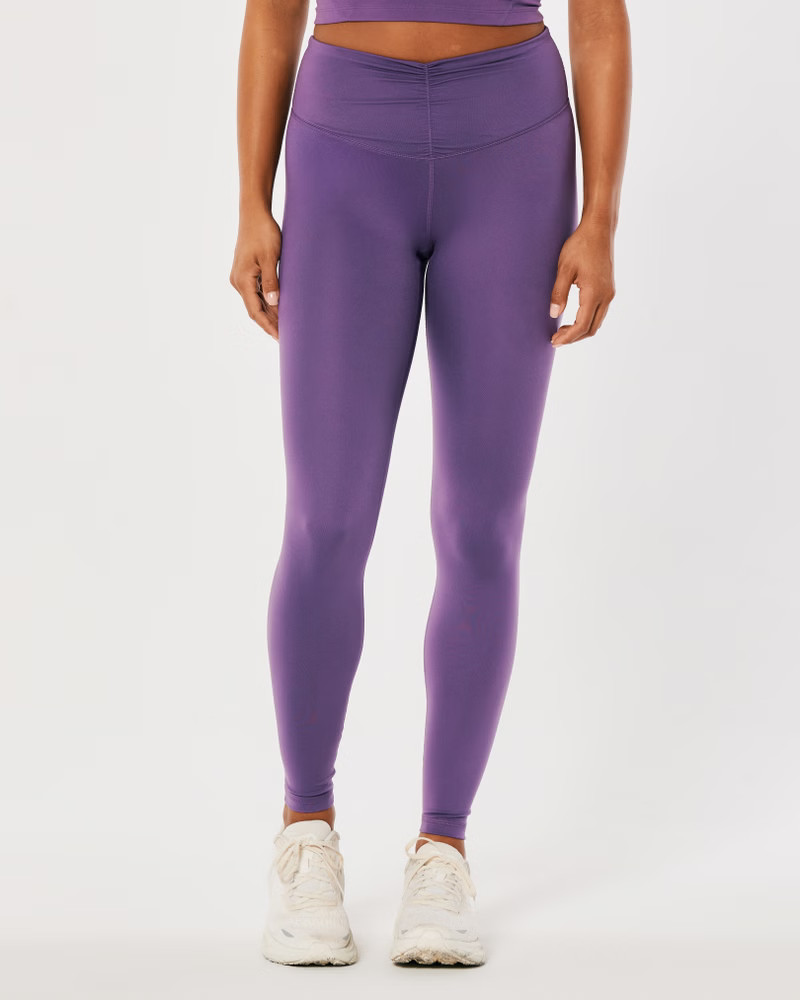 Women's Gilly Hicks Go Recharge Cinch-Front Leggings | Women's Activewear | HollisterCo.com | Hollister (US)