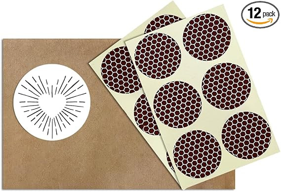 1” Circle Match Striker Stickers – 12 Pieces | Bumble/Dotted Pattern Match Strike Paper with ... | Amazon (US)