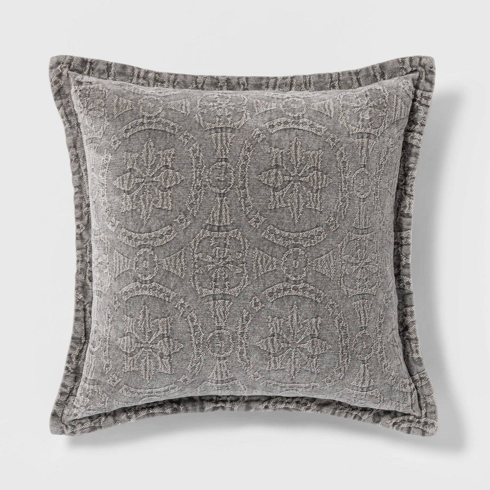 Washed Chenille Throw Pillow - Threshold™ | Target