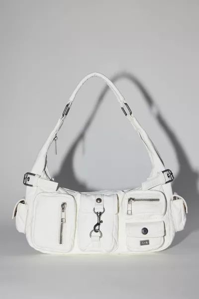Silence + Noise Emily Washed Faux Leather Shoulder Bag | Urban Outfitters (US and RoW)