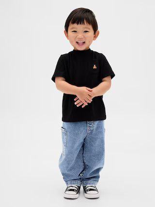 Baby & Toddler Knit Barrel Jeans | Gap (US)