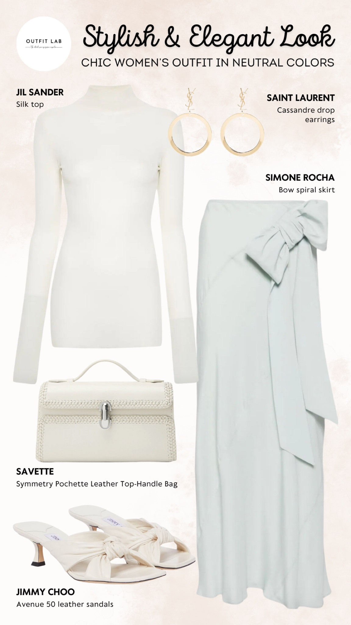 Chic Women’s Outfit in Neutral Colors: Stylish & Elegant Look – Shop Now!

Achieve timeless elegance with this chic women’s outfit in neutral colors. Featuring a sophisticated Simone Rocha skirt paired with a classic Jil Sander top for a refined look. Step into stylish Jimmy Choo sandals and carry your essentials in a sleek Savette pochette. Complete the ensemble with elegant Saint Laurent earrings. Perfect for any occasion, this outfit exudes effortless sophistication. Shop now to elevate your wardrobe with this neutral-toned ensemble!

#LTKSeasonal #LTKU #LTKStyleTip
