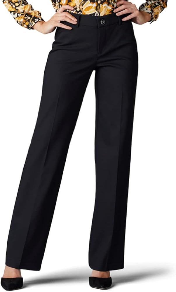 Lee Women's Flex Motion Regular Fit Trouser Pant | Amazon (US)