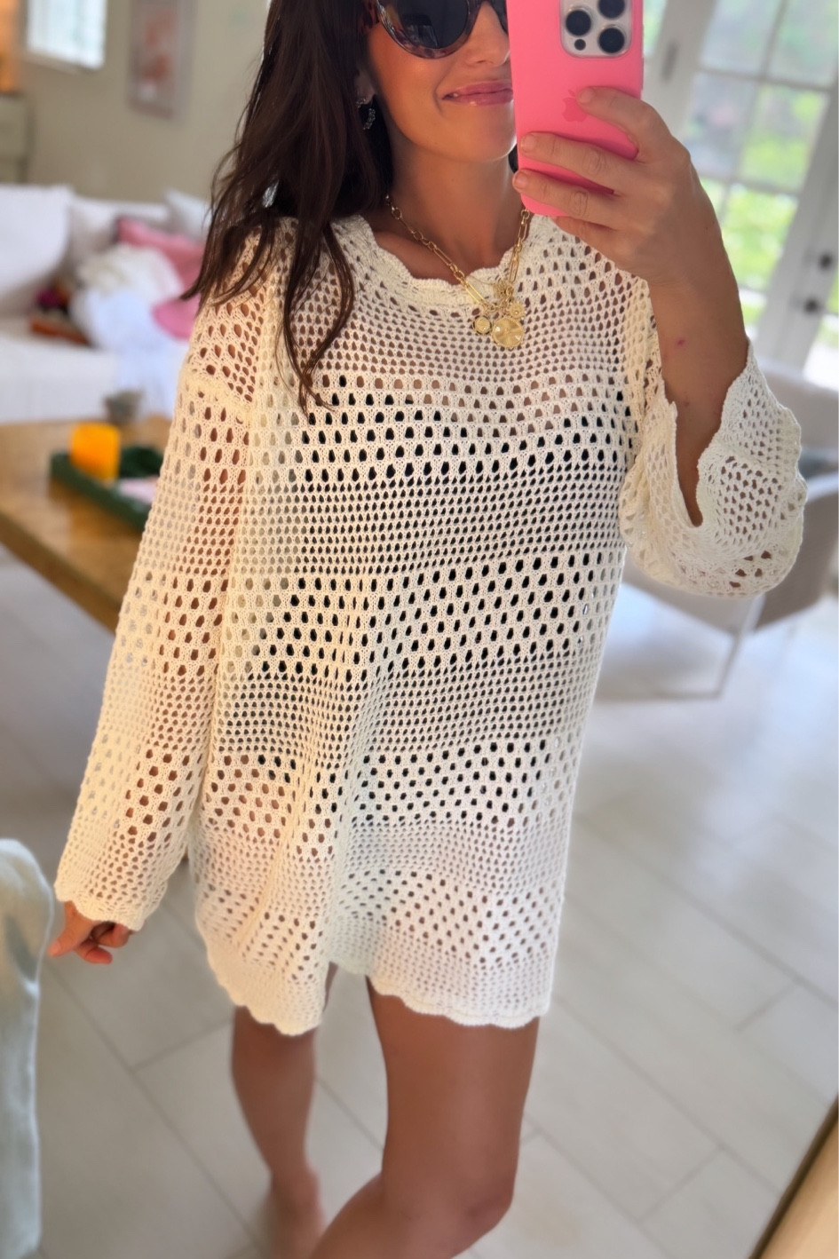 wearing a S in this amazon cover up • budget friendly swim • amazon swim • mom swim • mom swim wear • ruched one piece 

#LTKSwim #LTKFindsUnder50 #LTKFindsUnder100
