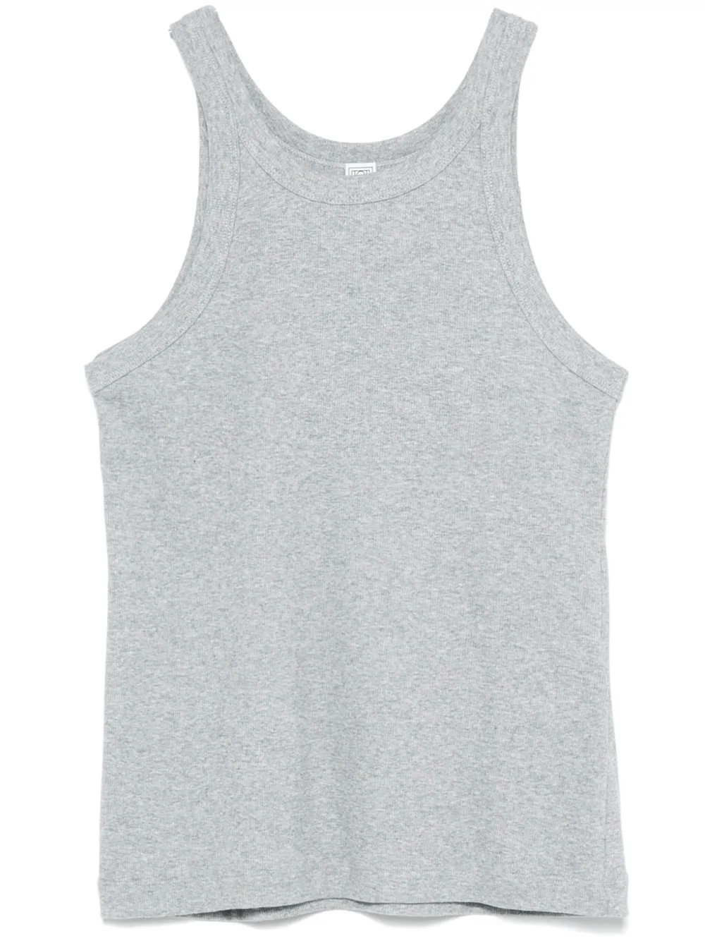 curved ribbed tank top | Farfetch Global