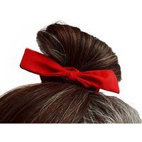 Classic Red Bowtie Scrunchie | Etsy (CAD)