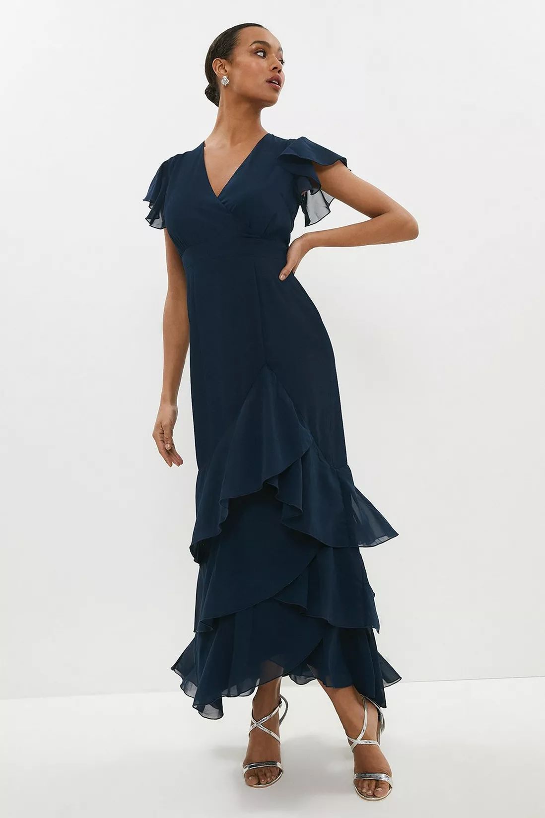 Dresses | Tiered Hem Ruffle Maxi Dress | Coast | Coast UK & IE