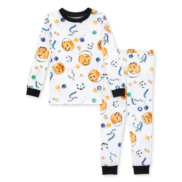 Trick or Treats Organic Cotton Matching Pajamas - 2 Toddler | Burts Bees Baby