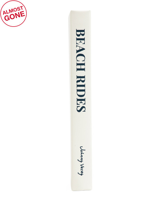 Beach Rides By Johnny Vacay Leather Bound Edition Book | TJ Maxx