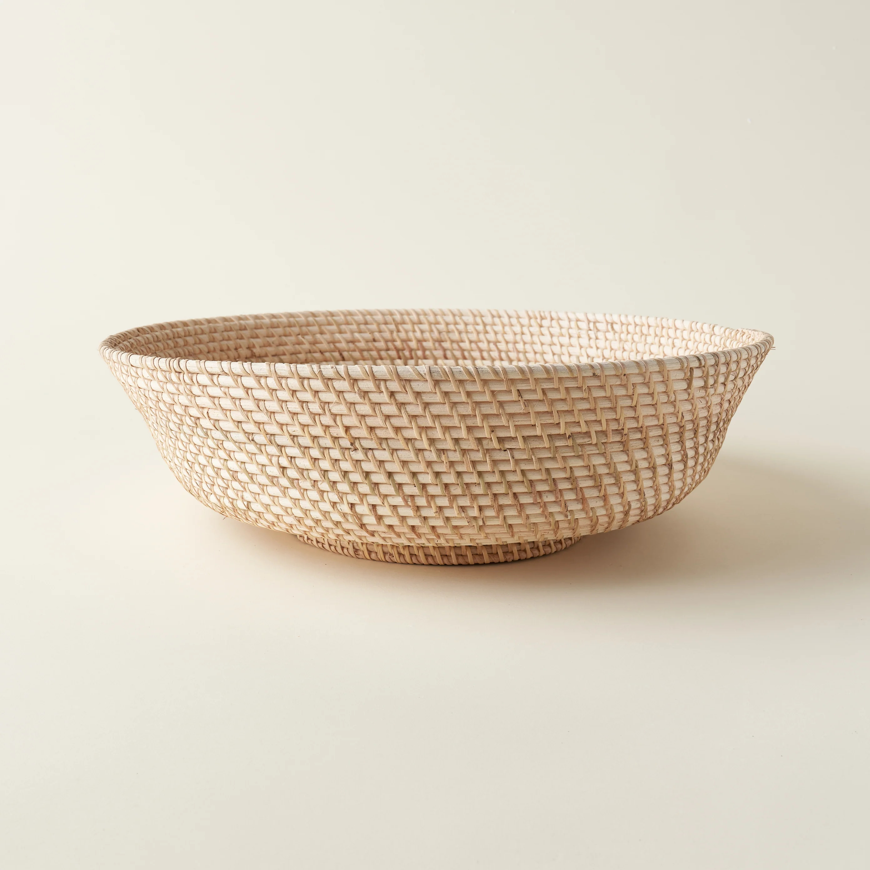 Handwoven Rattan Footed Bowl | Kate Marker Home