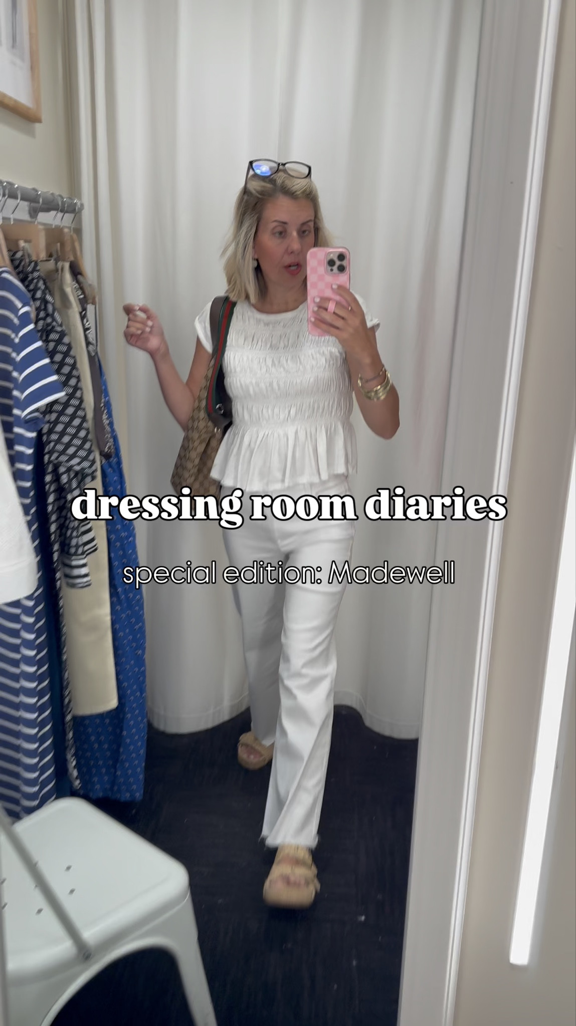 A special edition dressing room diaries!

20% off with code LTK20 when you shop through the app- how cool is that!!! 

Lemme tell you my sizing suggestions on these fab finds!

Here is Catherine’s sizing for Madewell. 

Please reach out if you Any questions. Truly appreciate you so much! 

Essex shorts- 26
Perfect shorts- 27
White tank- xxs
Red top- 00
Stripe dress-s
Brown dress- xs
Set- xs top & pants
Blue dress- s
Denim dress- 2
Bandana tee- xs
Barrel pants- 25

Non madewell:
White jeans- O
White tee - xs
Sandals 8.5




#LTKdayinmylife #LTKxMadewell #LTKSaleAlert