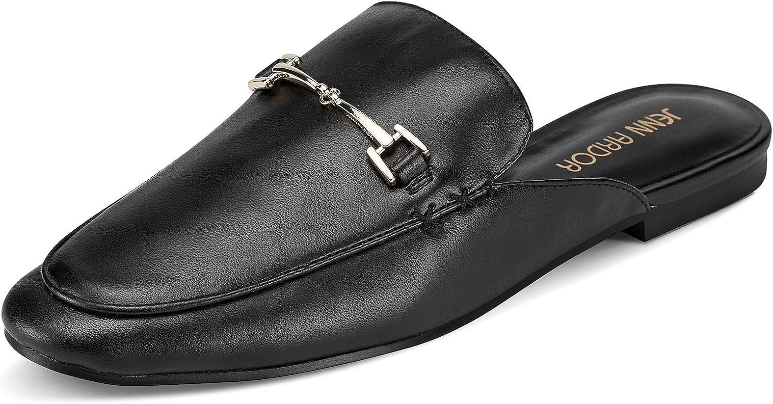 JENN ARDOR Mules for Women Flats Backless Loafers Shoes Slip On Slippers Pointed Toe Low Heel Wor... | Amazon (US)