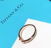 Tiffany V gold plated 1.0 mikin Tiffany CNC hand set diamond double T Fritillaria ring Seiko vers... | DHGate
