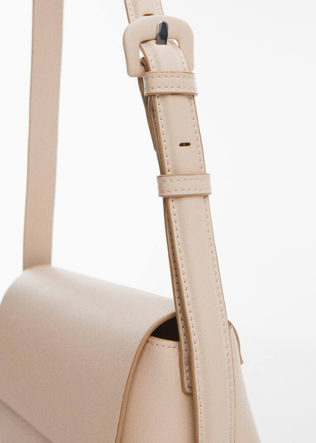 Shoulder bag with strap -  Women | Mango USA | MANGO (US)
