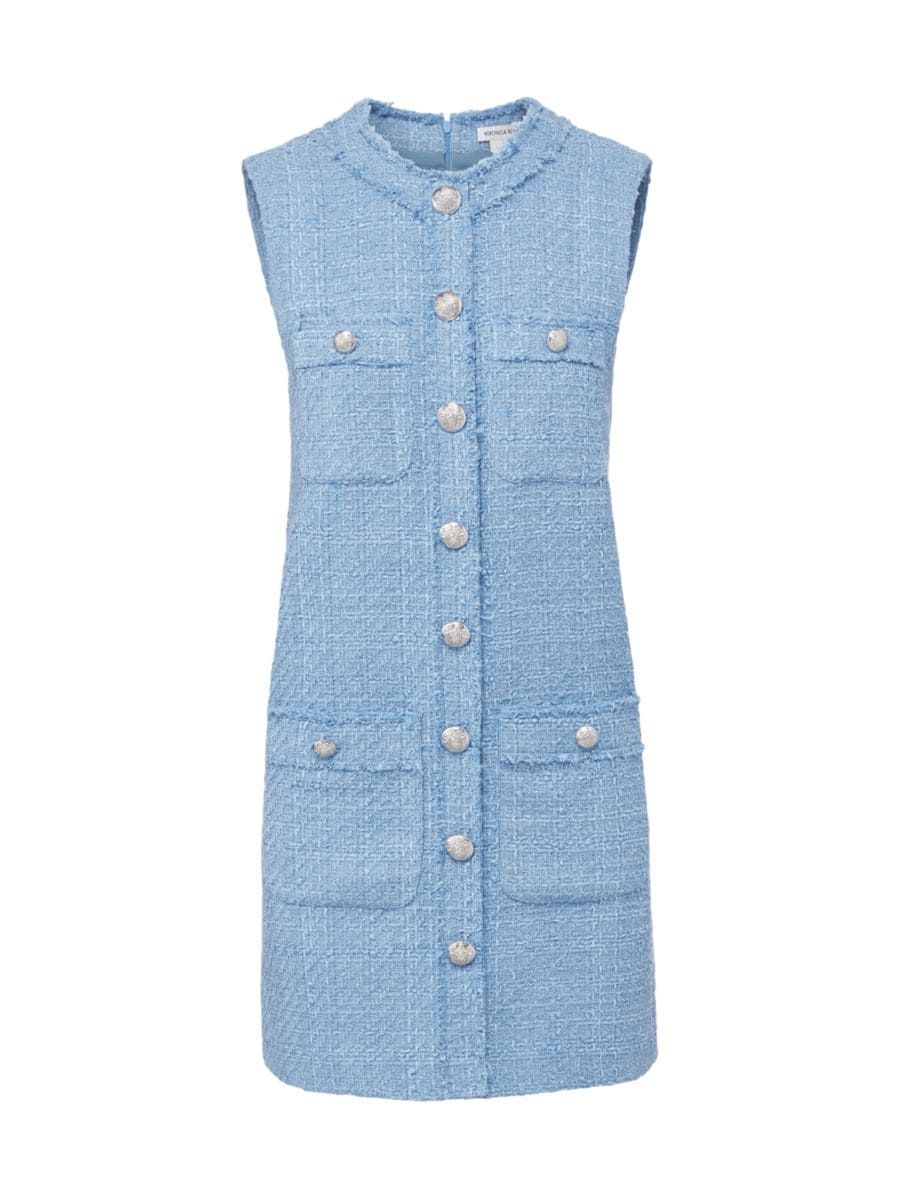 Laurel Cotton-Blend Tweed Minidress | Saks Fifth Avenue