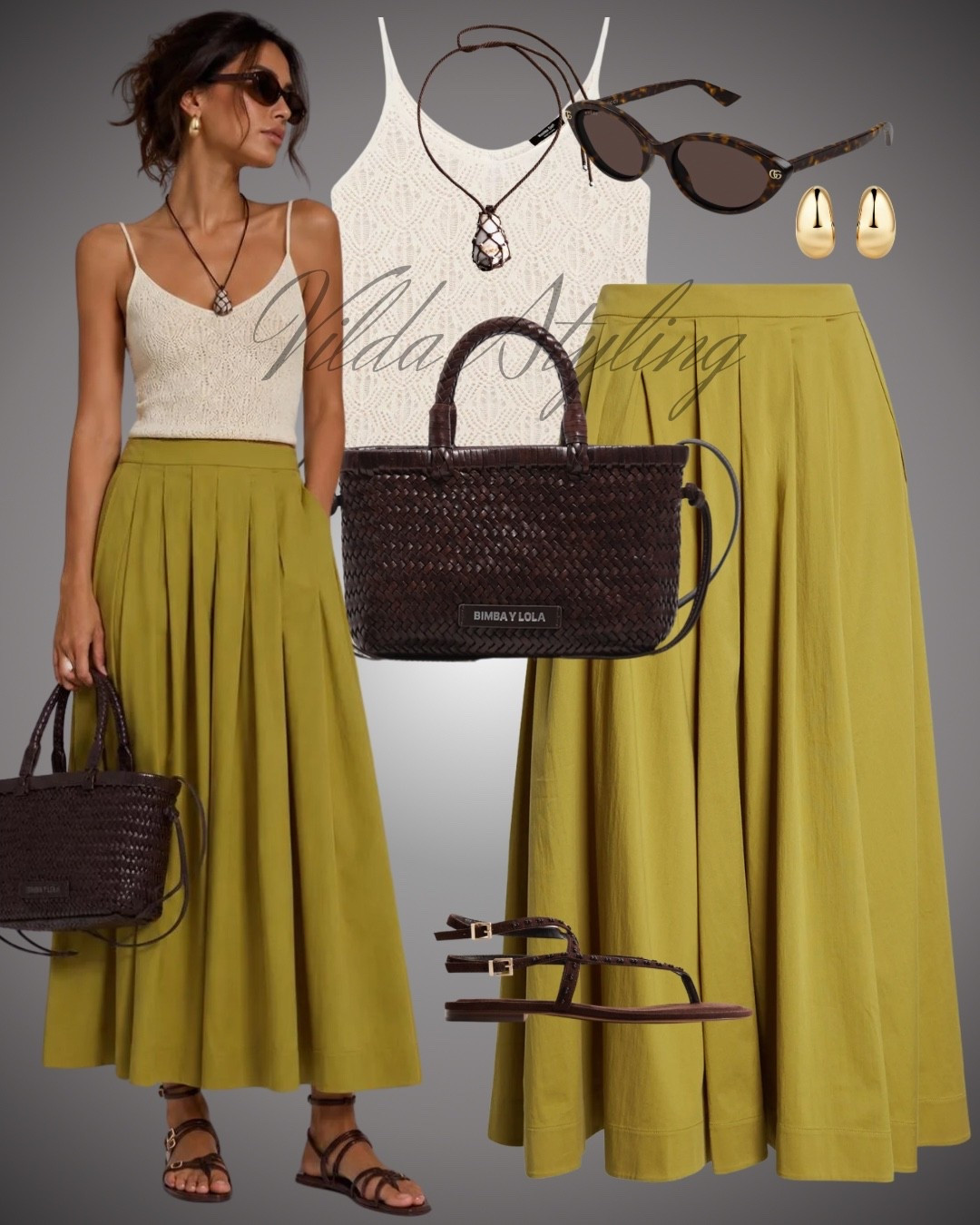 Elevate Your Summer Style💚
Style
Step into summer with sophistication and flair. The ensemble centers around an elegant pleated midi skirt in a vibrant lime green, perfectly paired with a delicate crochet knit top. This pairing balances textures beautifully, offering comfort and style for any sunny day occasion.
#SummerFashion #LTKstyle #SummerOutfit #OutfitInspiration #ChartreuseColor #PleatedSkirt #FashionTrends #StyleInspo

#LTKsummer #LTKeurope #LTKstyletip