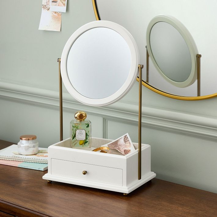Audrey Storage Mirror | Pottery Barn Teen
