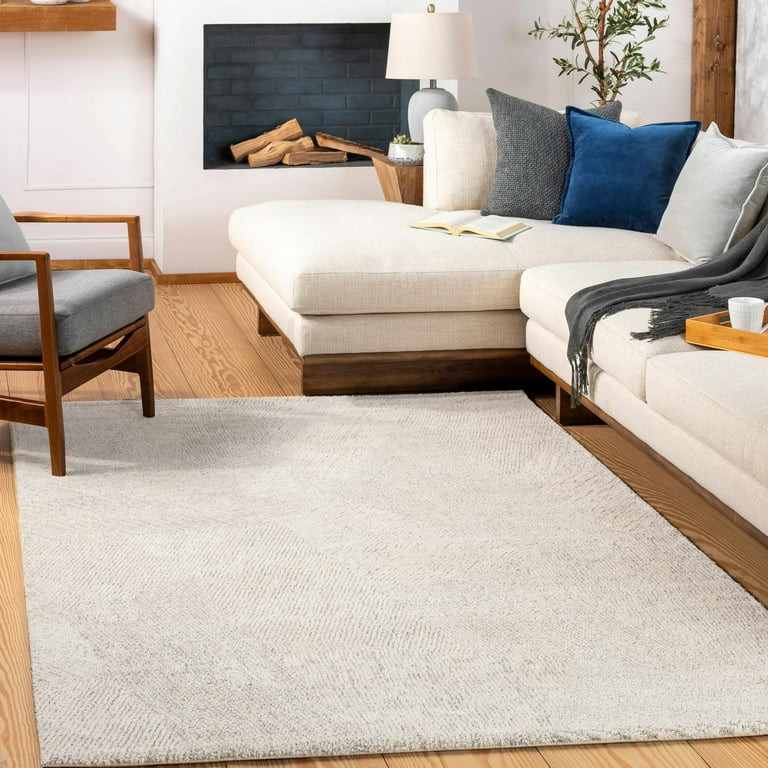 Hauteloom Horsley Living Room, Bedroom Area Rug - Bohemian Neutral Carpet - Modern Abstract - Hig... | Walmart (US)
