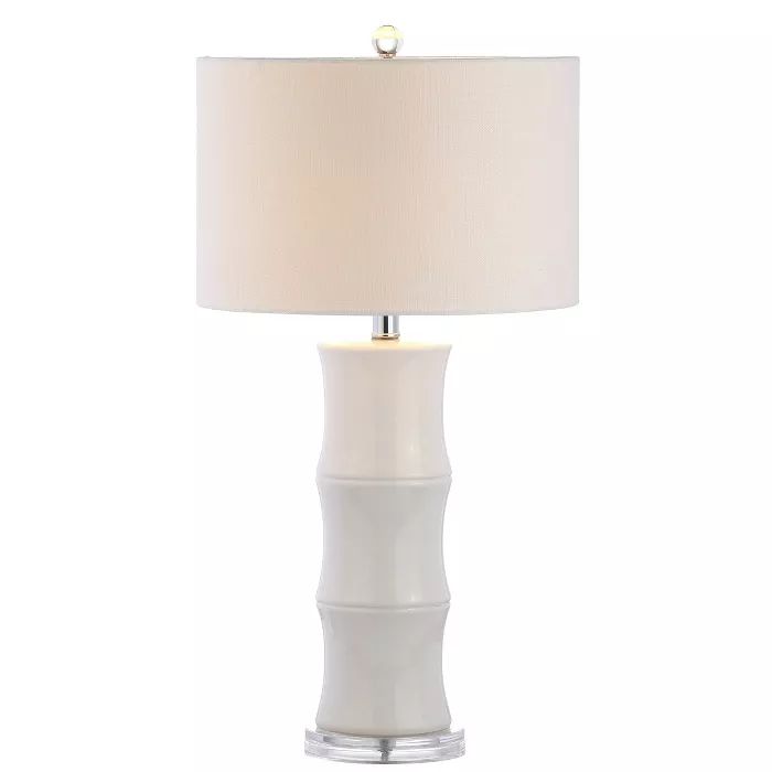 26.5" Ceramic Tiki Table Lamp (Includes Energy Efficient Light Bulb) - JONATHAN Y | Target