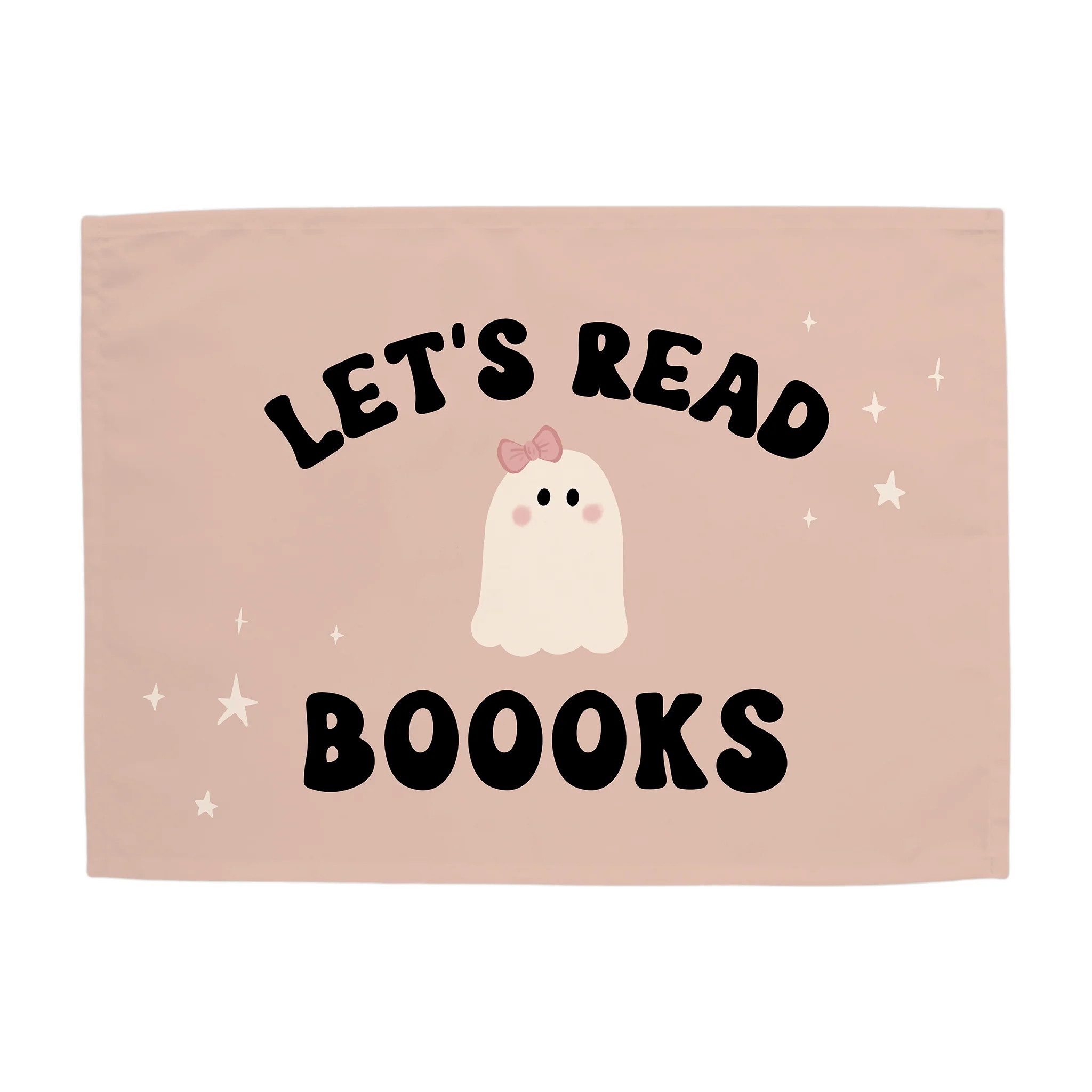 {Pink} Let's Read Boooks Banner© | Hunny Prints