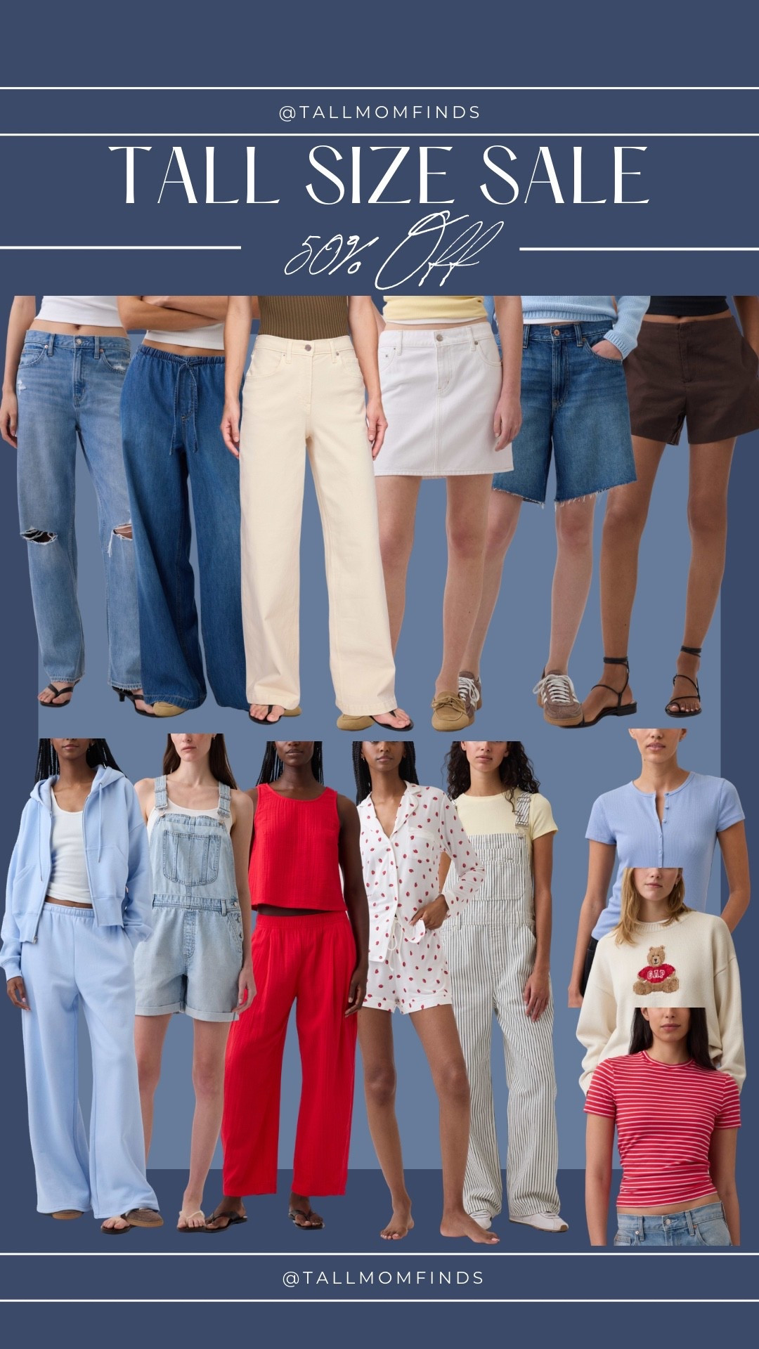 Sale alert! Up to 50% off tall styles!

Tall clothing, tall jeans, tall pants, tall dresses, tall fashion, long inseam, tall women

#LTKSaleAlert #LTKTall #LTKMidsize