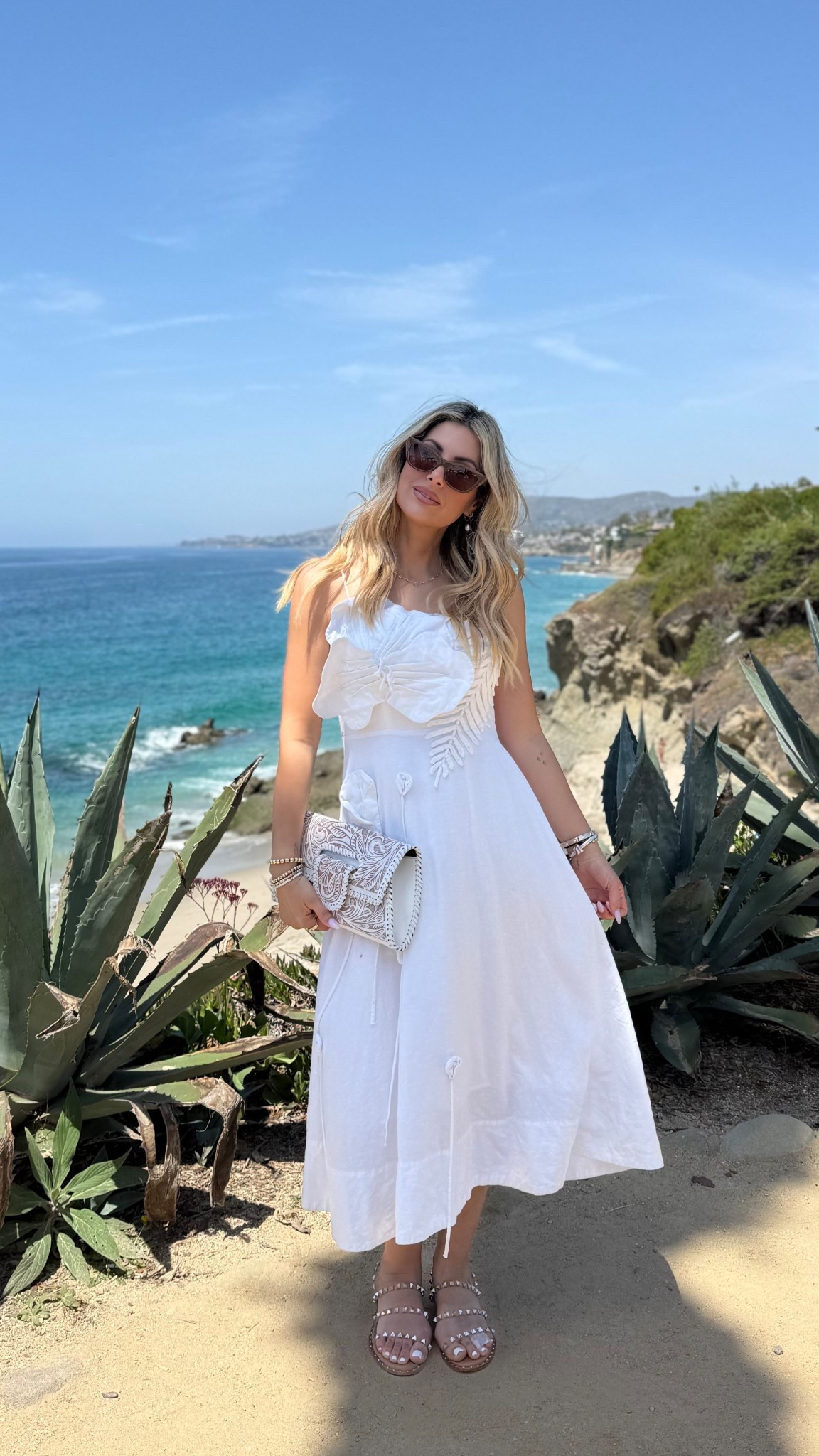 The perfect white dress for Summer! Wearing a size S (TTS) 🤍 

#LTKootd #LTKMothersDay #LTKFestival