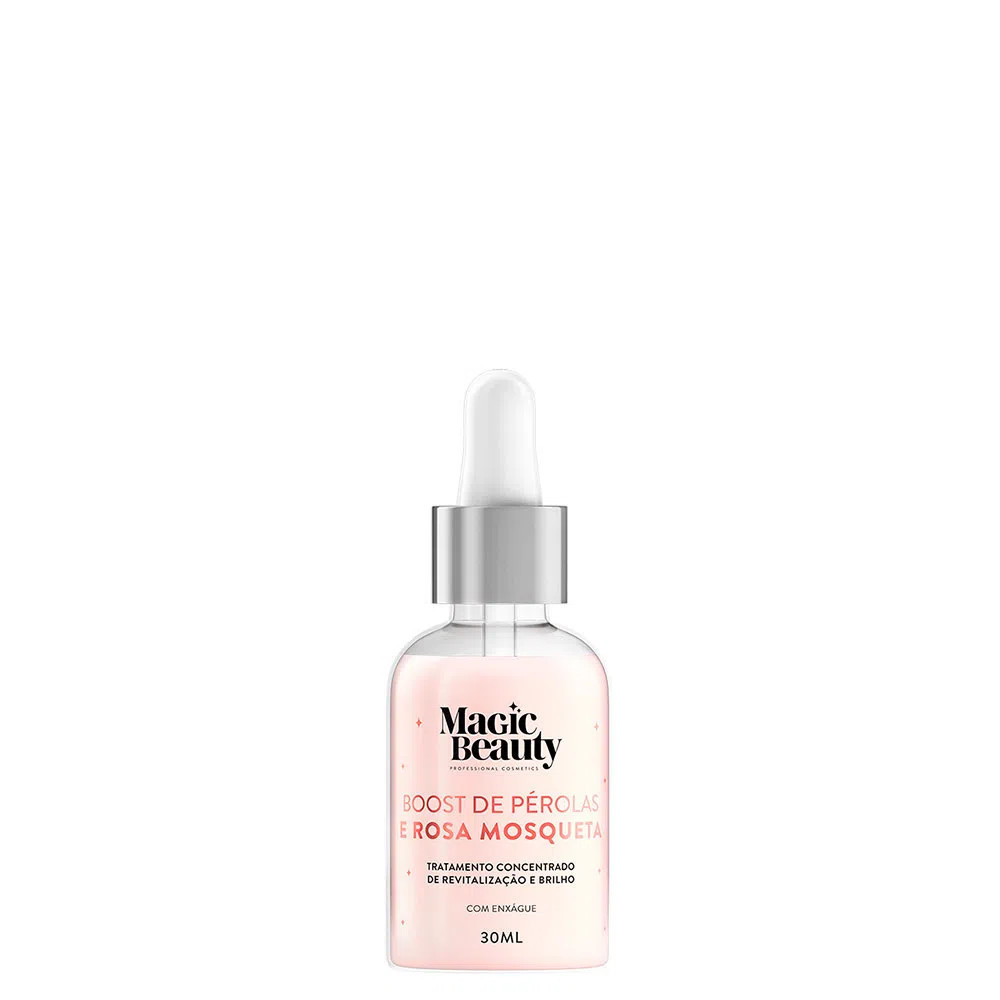 Boost de Revitalização Capilar Magic Beauty Crystal Glow Pérolas e Rosa Mosqueta 30 ml - AMOBE... | Amobeleza (BR)