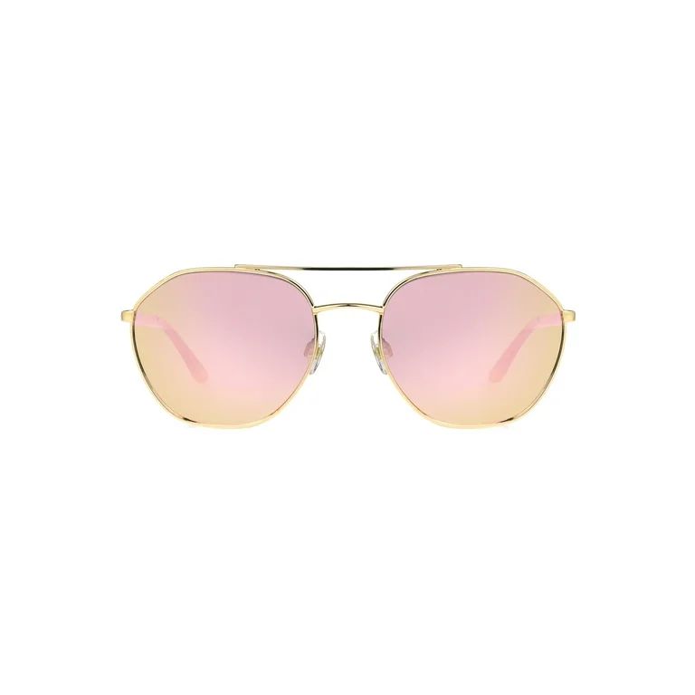 Foster Grant Women's Aviator Fashion Sunglasses Gold | Walmart (US)