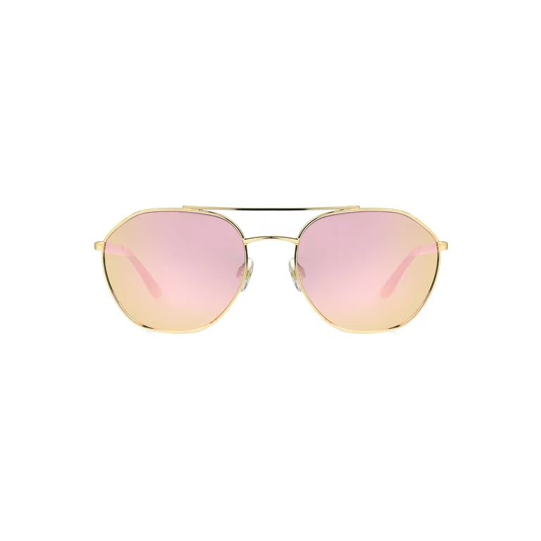 Foster Grant Women's Aviator Fashion Sunglasses Gold | Walmart (US)