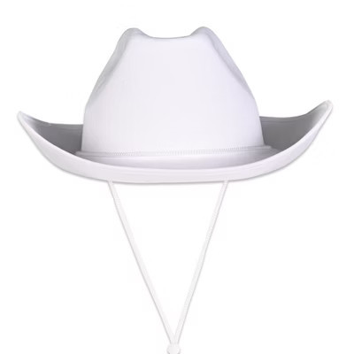 Beistle White Felt Cowboy Hat, (1/Pkg) White | Target