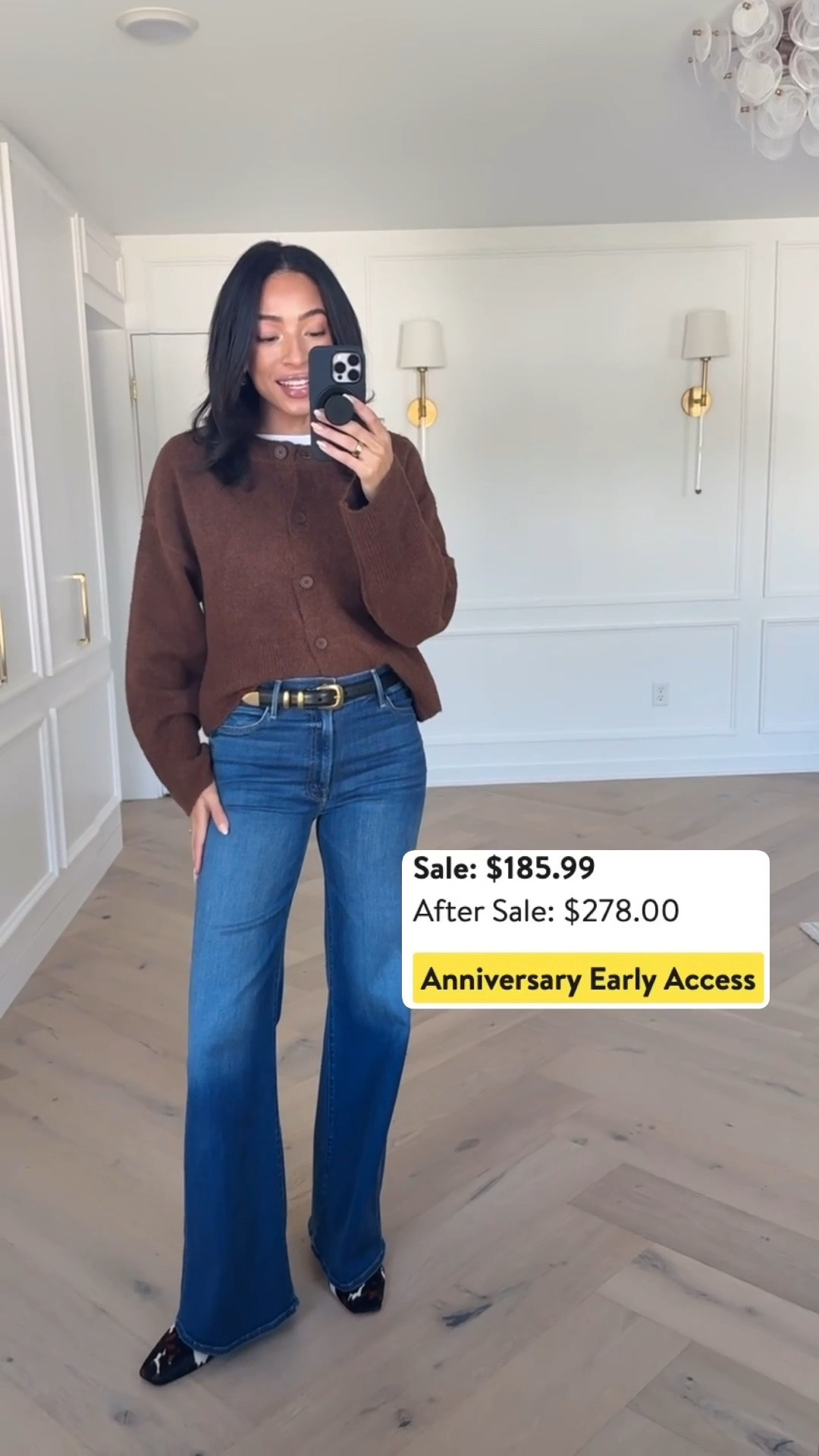 30% OFF MOTHER denim!! These jeans are some of my all-time favorites—they're incredibly comfortable, unbelievably soft, and so flattering! Wearing size S cardigan (OOS but I've linked similars) and size 27 jeans

nordstrom sale, nordstrom anniversary sale, nsale, jeans, denim, designer denim, denim sale, fall outfit, fall fashion, closet staples, closet essentials

#LTKSaleAlert #LTKSeasonal
