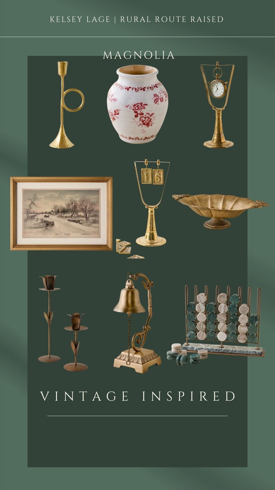 Beautiful vintage-inspired items from Magnolia! 

#LTKSeasonal #LTKHome #LTKHoliday