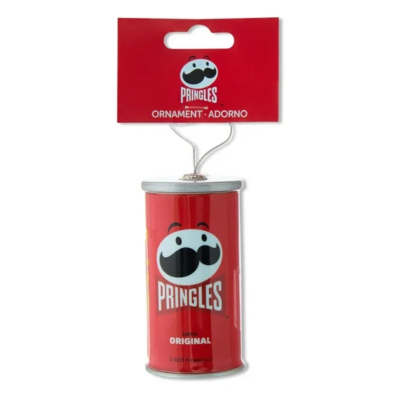 Pringles Grab and Go Decoupage Holiday Ornament, Red, Plastic, Collectible, by Ruz - Walmart.com | Walmart (US)