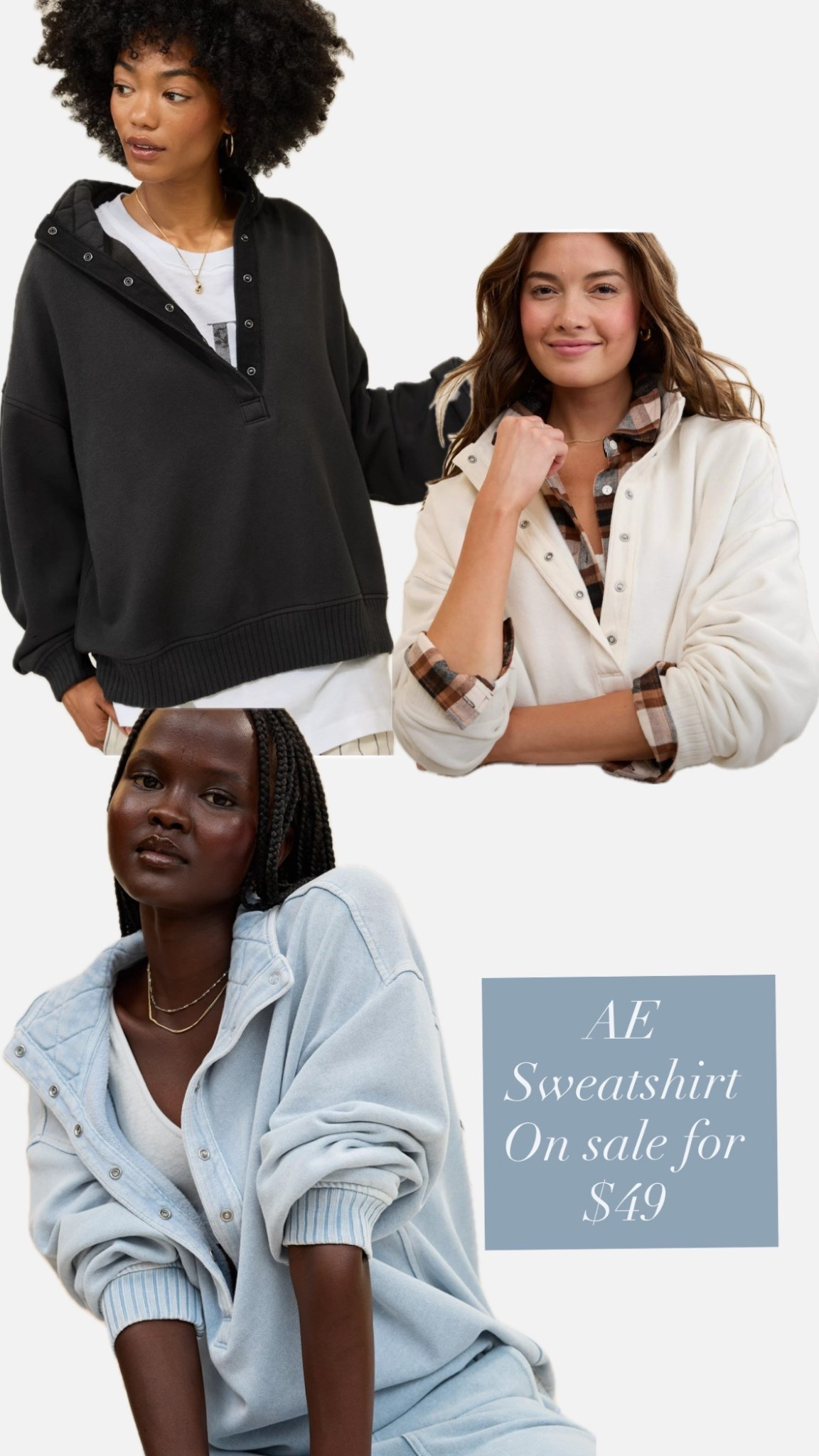 If you need a new cozy sweatshirt this fall, this button up comfy from American eagle may  — daily edit cover from Found by Em