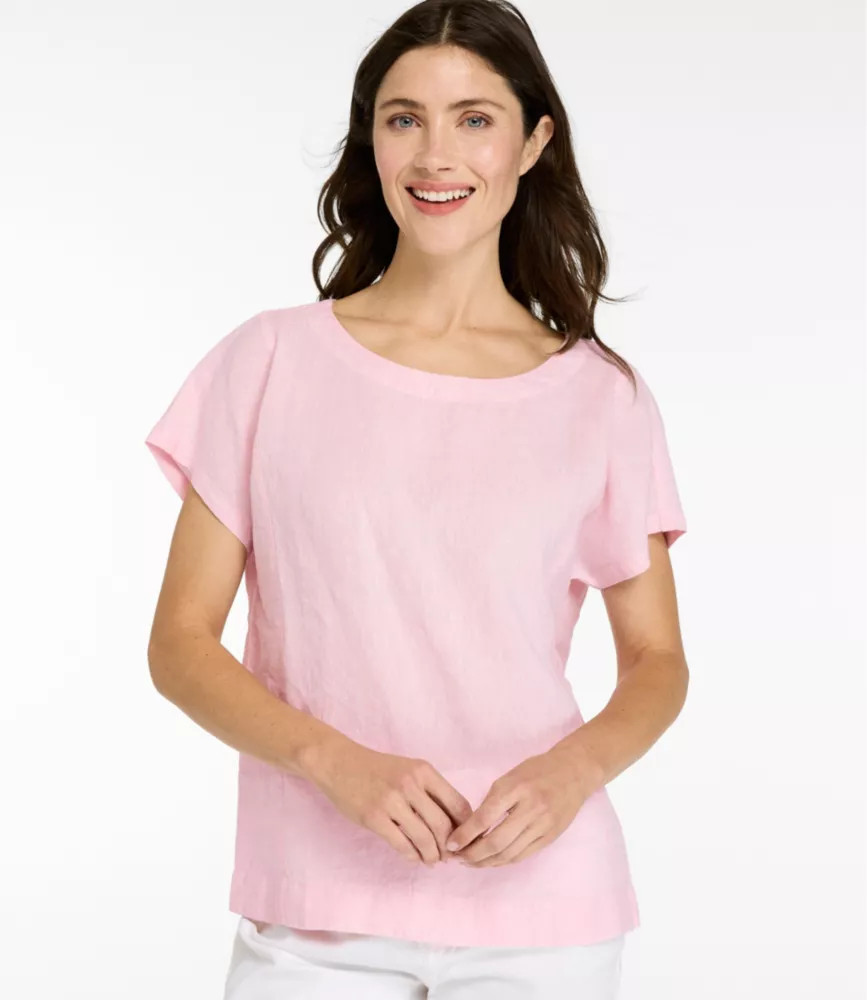 Women's Premium Washable Linen Shirt, Short-Sleeve | L.L. Bean
