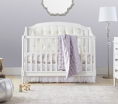 Blythe 3-In-1 Upholstered Convertible Crib | Pottery Barn Kids