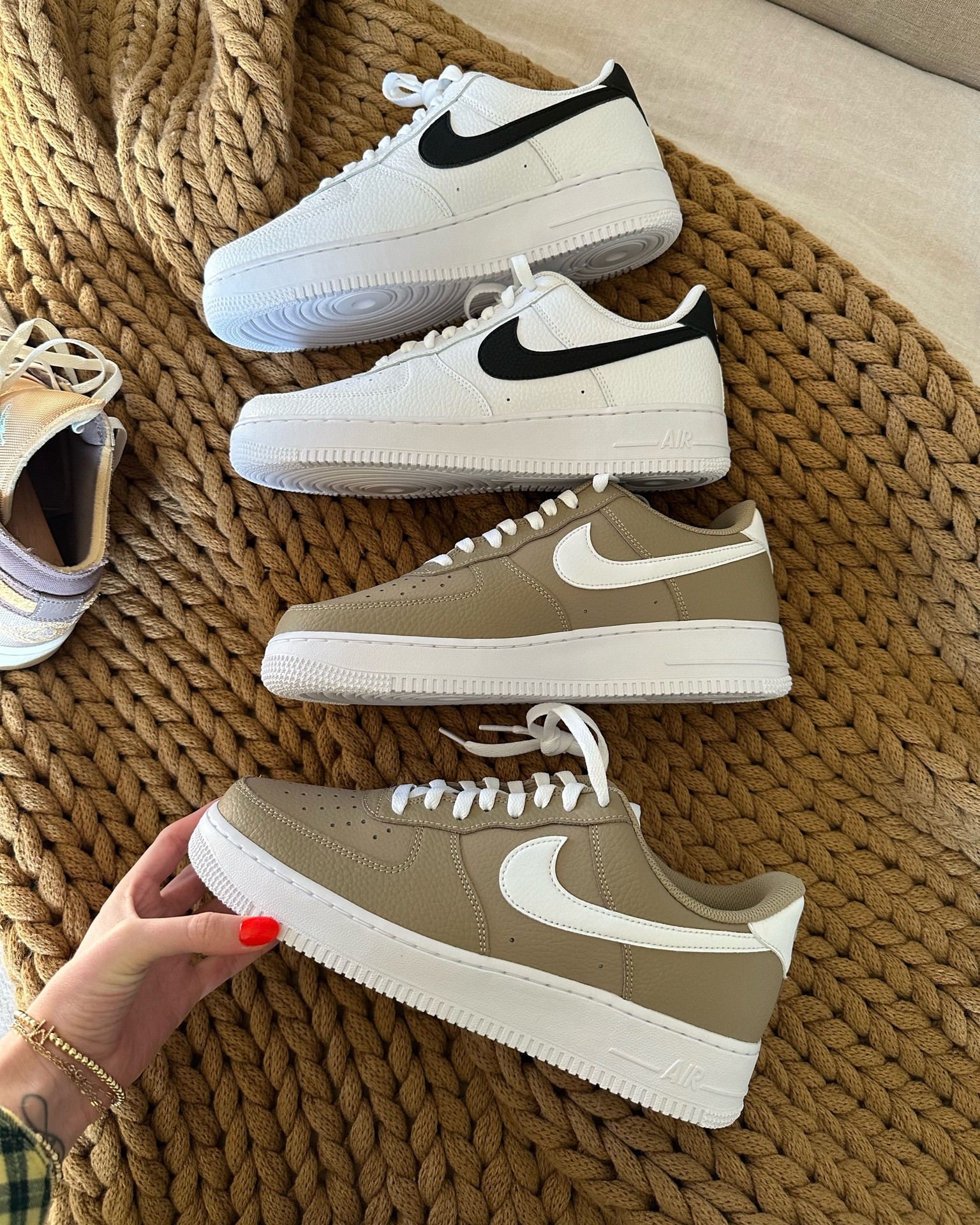 Alex’s new sneakers — actually obsessed with them! He ordered 4 new pairs for spring. These air forces in this khaki color are by far my favorite pair 🫶🏼

Men’s, men’s sneakers, Air Force ones, Nike men, gift ideas 

#LTKshoecrush #LTKmens